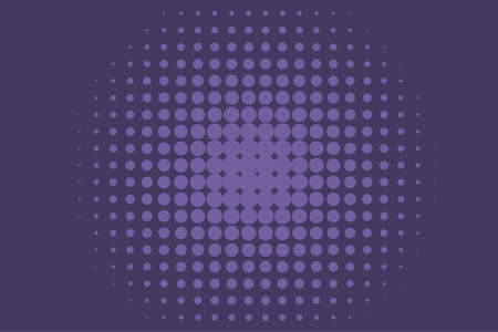 Comic background. Monochrome halftone background. Indigo, dark blue and purple color. Panels with dots, points, circles, rounds. Design element for web banners, posters, cards, wallpaper, sites.のイラスト素材