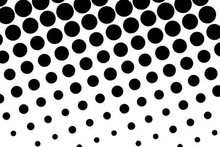 Comic pattern. Monochrome halftone background. Black and white color. Panels with dots, points, circles, rounds. Design element for web banners, posters, cards, wallpaper, sites. Vector illustrationのイラスト素材