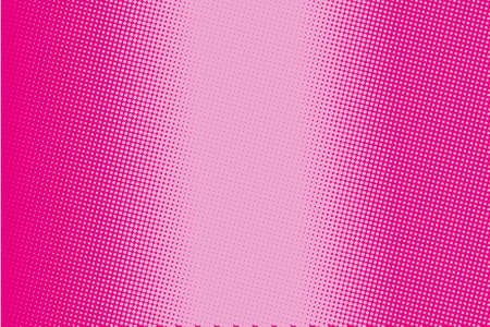 Halftone pattern. Comic background. Dotted retro backdrop with circles, dots. Design element for web banners, posters, cards, wallpapers, sites. Pop art style. Vector illustration. Pink colorのイラスト素材