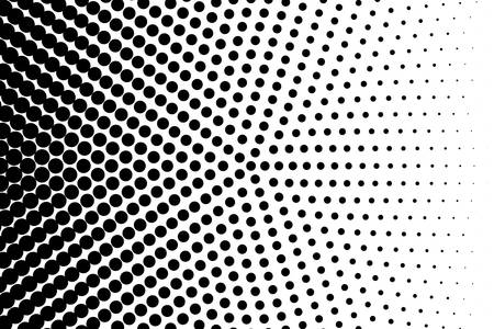 Abstract monochrome halftone pattern. Comic background. Dotted backdrop with circles, dots, point. Design element for web banners, posters, cards, wallpapers, sites. Black and white colorのイラスト素材