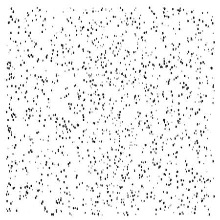 Random, chaotic, irregular circles, dots. Black and white vector illustration. The element of design to create layouts, backgrounds, patternsのイラスト素材