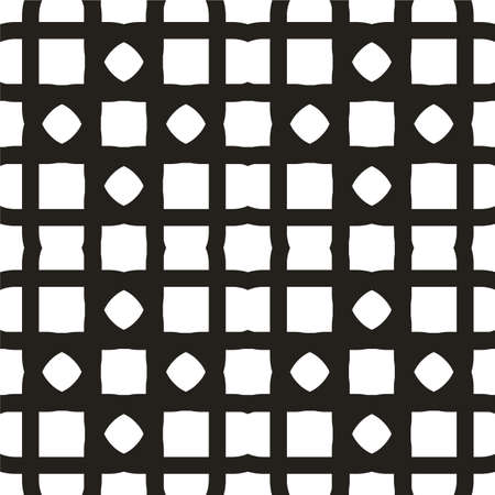 Black and white geometric pattern.のイラスト素材