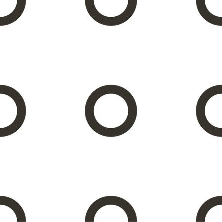 Black and white circles pattern.のイラスト素材