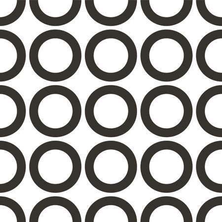 Vector seamless pattern. Circles, point, spots, polka dot texture. Modern graphic design. Hipster creative tileable print.のイラスト素材
