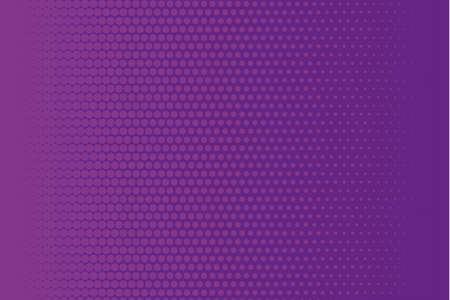 Purple Abstract monochrome halftone pattern. Comic background. Dotted backdrop with circles, dots, point. Design element for web banners, posters, cards, wallpapers, sites.のイラスト素材