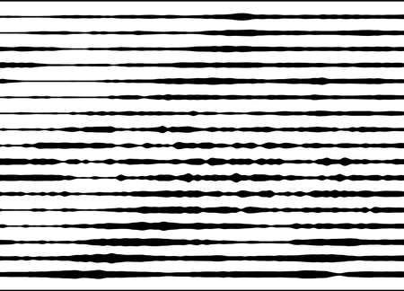 Abstract monochrome pattern, grunge, halftone effect, uneven, changing the thickness of the lines. The element of design to create layouts, skins, printing on paper, fabric, wrap. Vector illustrationのイラスト素材