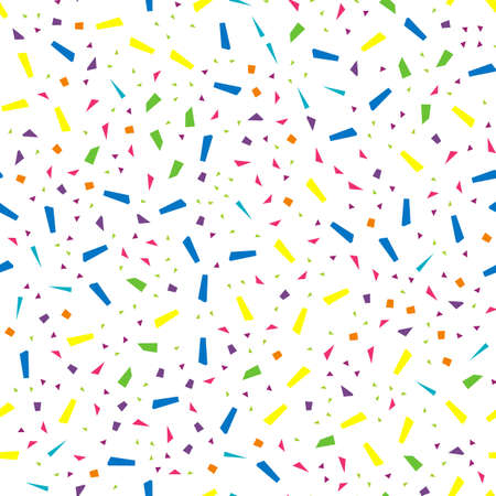 Festival pattern with confetti illustration.のイラスト素材