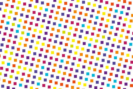 Halftone background. Comic style. Abstract geometric pattern with small squares. Design element for web banners, posters, cards, wallpapers, backdrops Colorful Vector illustrationのイラスト素材