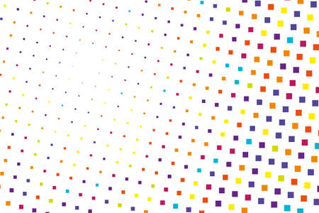 Halftone background. Abstract geometric pattern with small squares. Design element for web banners, posters, cards and more.のイラスト素材