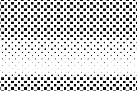 Abstract geometric pattern with small squares. Design element for web banners, posters, cards, wallpapers, backdrops, panels Black and white color Vector illustrationのイラスト素材