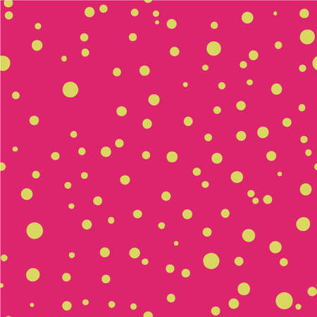 Yellow polka dots pattern.のイラスト素材