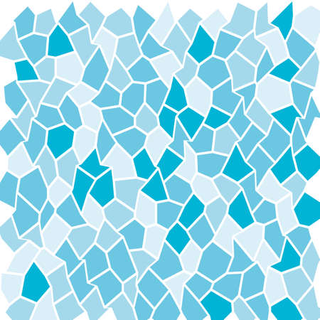 Mosaic texture. Geometric background of curves irregular triangles  rectangles. Vector illustrationのイラスト素材