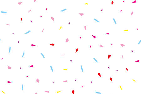 Festival seamless pattern with confetti. Repeating background, vector illustration Rectangular horizontalのイラスト素材