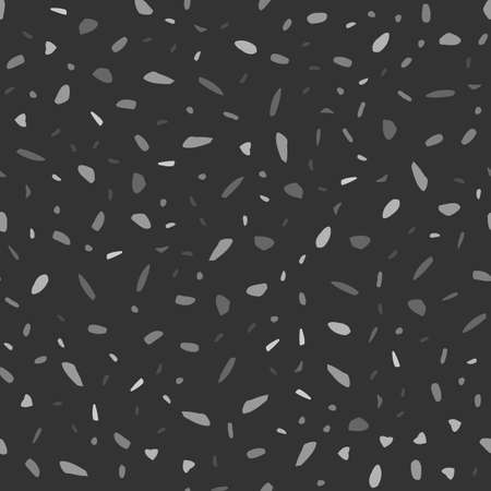 Imitation of the surface of the stone floor from granite particles. Seamless pattern. Background for print home decor, interior, fabric, textile and more.のイラスト素材