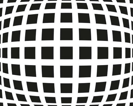Abstract geometric pattern with small squares. Design element for web banners, posters, cards, wallpapers, backdrops, panels Black and white Vector illustrationのイラスト素材