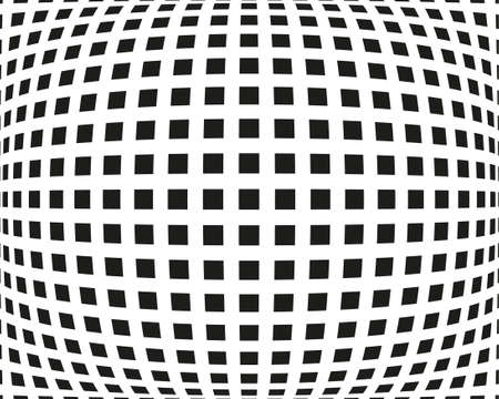 Abstract geometric pattern with small squares. Design element for web banners, posters, cards, wallpapers, backdrops, panels Black and white Vector illustrationのイラスト素材