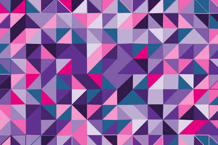 Ultra violet polygonal abstract background. Low poly crystal pattern. Design with triangle shapes....