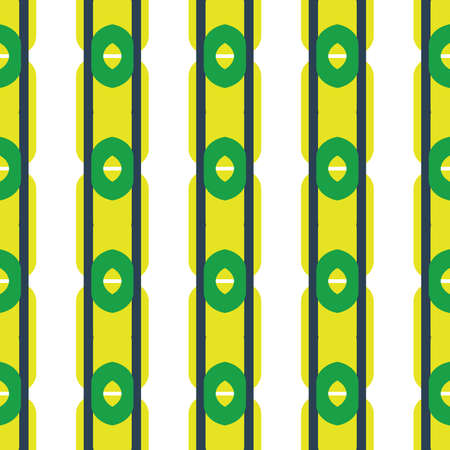 Fabric print. Geometric pattern in repeat. Seamless background with lines, stripes, geometric elements. Design for prints on fabrics, textile, surface, paper, wallpaper, interior, patchwork, wrappingの写真素材