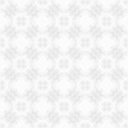 Light white-grey background. Fabric print. Geometric pattern in repeat. Seamless grunge surface,...