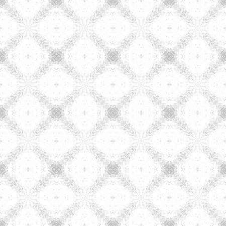 Light white-gray texture. Fabric print. Geometric pattern in repeat. Seamless grunge background,...