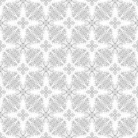 Light white-gray texture. Fabric print. Geometric pattern in repeat. Seamless grunge background,...