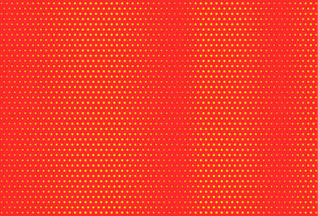 Abstract futuristic halftone pattern. Digital gradient. Dotted background with circles, dots, point small scale. Design element for web banners, posters, cards, wallpapers, sites. Brihgt orange colorのイラスト素材