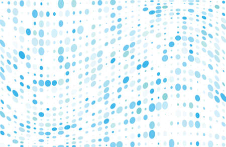 Wavy dotted pattern with circles, dots, point small and large scale. Design element for web banners, posters, cards, wallpapers, sites, panels. Grunge halftone background. Digital gradient.のイラスト素材