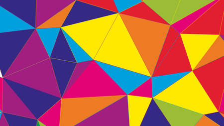 Geometric colored pattern with triangles Vector illustrationのイラスト素材