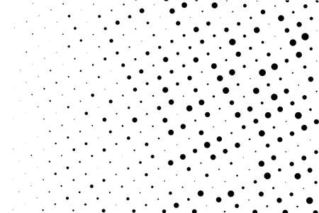 Grunge halftone background. Digital gradient. Dotted pattern with circles, dots, point small and large scale. Design element for web banners, posters, cards, wallpapers, sites, panels.のイラスト素材