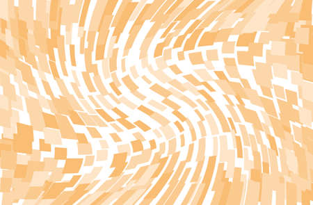 Abstract geometric pattern with squares, rectangles. Design element for web banners, posters, cards, wallpapers, backdrops, panels Orange color Vector illustrationのイラスト素材