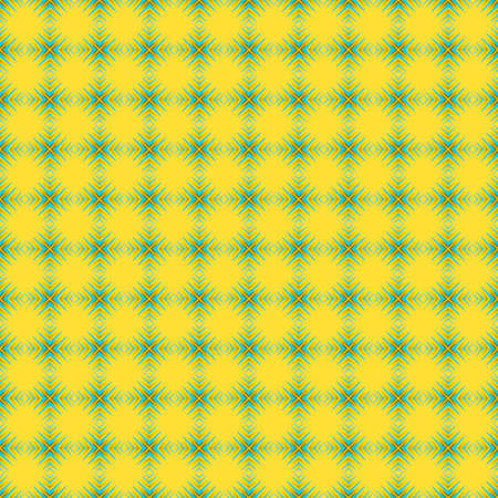 Retro geometric pattern in repeat. Fabric print. Seamless background, mosaic ornament, vintage...