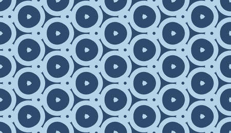 Geometric pattern in repeat. Fabric print. Seamless background, mosaic ornament, ethnic style. Design for prints on fabrics, textile, surface, paper, interior, patchwork, wrapping Two colorの写真素材