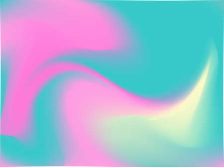 A Vector pink-blue holographic background. Style 80s - 90s. Colorful texture in pastel, neon color. For your creative design cover, screensavers, banners, book, printing, gift card, fashion, phone.のイラスト素材