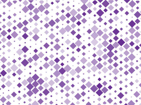 Abstract geometric pattern with small squares. Design element for web banners, posters, cards, wallpapers, backdrops, panels Different shades of violet on white color Vector illustrationのイラスト素材