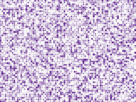 Abstract geometric pattern with small squares. Design element for web banners, posters, cards, wallpapers, backdrops, panels Different shades of violet on white color Vector illustrationのイラスト素材