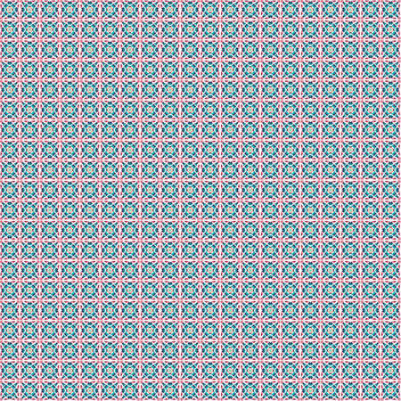 Arabesque Geometric pattern in repeat. Fabric print. Seamless background, mosaic ornament, ethnic...