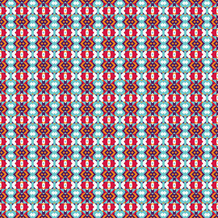 Ancient Geometric pattern in repeat. Fabric print. Seamless background, mosaic ornament, ethnic...