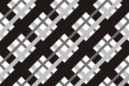 Geometric seamless pattern with intersecting lines.のイラスト素材