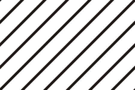 Seamless pattern. Black Stripes on white background. Striped diagonal pattern For printing on fabric, paper, wrapping, scrapbooking, websites, banners Background with slanted lines Vector illustrationのイラスト素材
