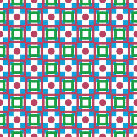 Design for printing on fabric, textile, paper, wrapper, scrapbooking. Traditional tile ornament...