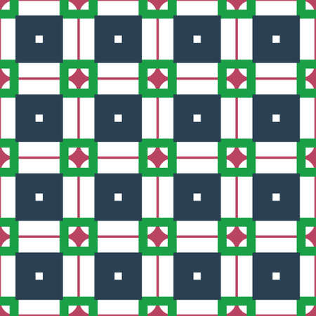 Design for printing on fabric, textile, paper, wrapper, scrapbooking. Traditional tile ornament...
