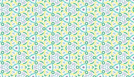 Design for printing on fabric, textile, paper, wrapper, scrapbooking. Traditional tile ornament in...