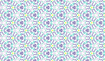Design for printing on fabric, textile, paper, wrapper, scrapbooking. Traditional tile ornament in...