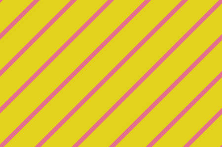 Seamless pattern. Pink Stripes on yellow background. Striped diagonal pattern For printing on...