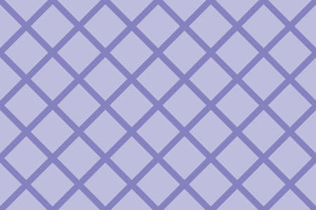 Geometric seamless pattern with intersecting lines, grids, cells. Crisscross violet background in traditional tile style. For printing on fabric, paper, wrapping, scrap booking.のイラスト素材