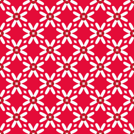 Bright geometric background in traditional tile style. Design for printing on fabric, paper, wrapper, scrapbooking, patchwork, feedsack. Seamless pattern.の写真素材
