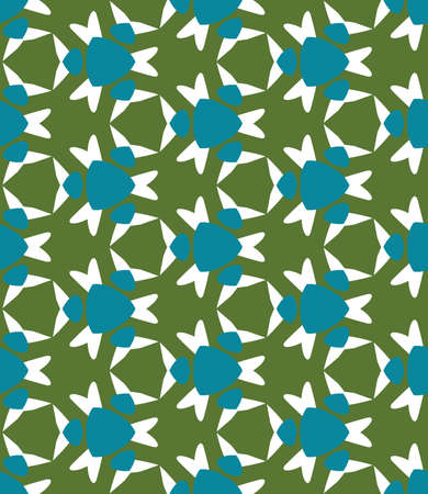 Bright geometric background in traditional tile style. Design for printing on fabric, paper,...