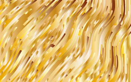 Gold texture. Yellow-golden gradient background. Minimal design. Abstract pattern with wave lines. Luxury colorful striped background. Geometric wavy backdrop. Vector illustrationのイラスト素材