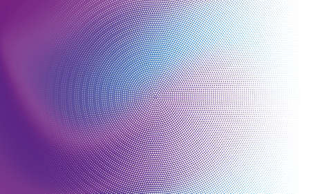 Geometric background with small triangles. Different shades of purple and blue. Digital gradient. Halftone pattern. Vector illustration Modern geometrical abstract backdropのイラスト素材