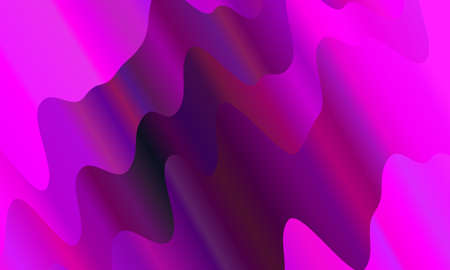 Vibrant gradient. Colorful geometric background. Wavy pattern. Fluid shapes composition. Minimal...